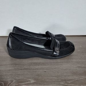 Dr. Scholl's Women's Black Slip on Flats Loafer Gel Foam Size 7.5